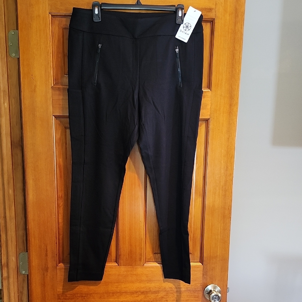 Gaiam Black Metro Ponte Pants